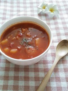 トマト味濃いめ♪ミネストローネ-レシピのメイン写真