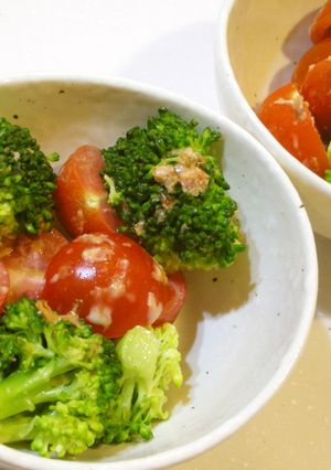 ✿ブロッコリーとトマトの鰹まぶし✿-レシピのメイン写真