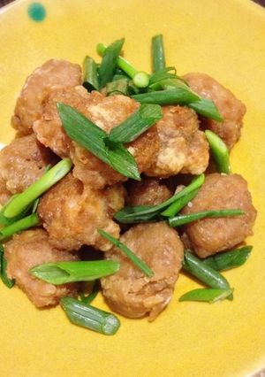簡単！豚ひき肉と帆立缶の肉団子..*-レシピのメイン写真