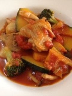 鶏と野菜のトマト煮-レシピのメイン写真