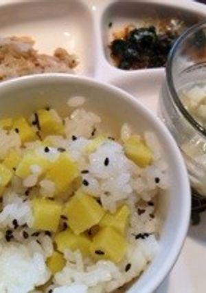 みんな大好き！さつまいもご飯☆離乳食後期-レシピのメイン写真
