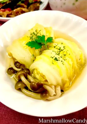 簡単！白だしで鶏ミンチのロール白菜-レシピのメイン写真