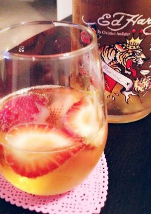 苺のシャンパンカクテル♡-レシピのメイン写真