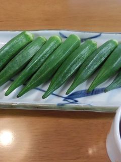 ゆず胡椒で頂く オクラのおひたし-レシピのメイン写真
