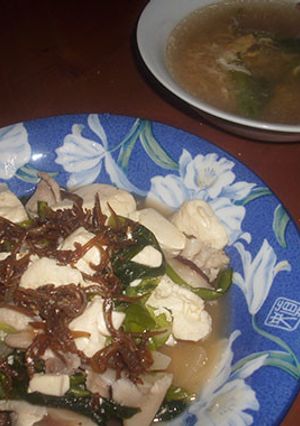 ３分広東料理　油菜と湯（スープ）-レシピのメイン写真