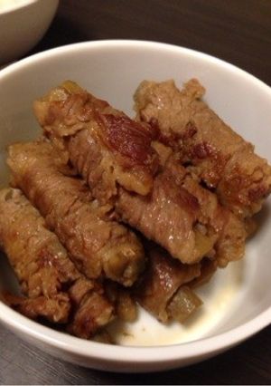 ゴボウの肉巻き-レシピのメイン写真
