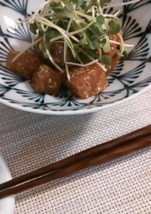 ☆マグロの中華風ごま和え☆-レシピのメイン写真