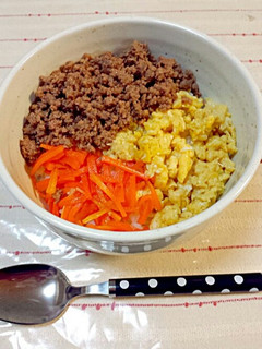 簡単 そぼろ三色丼-レシピのメイン写真