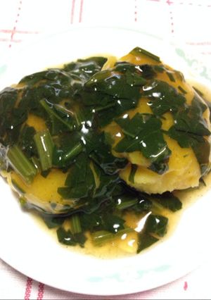 生姜あんかけ安納芋団子-レシピのメイン写真