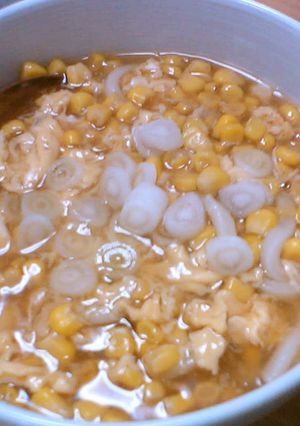 もろこしうどん-レシピのメイン写真