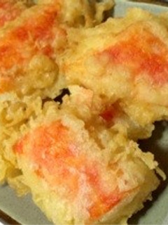 簡単!旨い☆チーズ入りカニカマ棒天ぷら♪-レシピのメイン写真