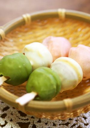レンジ出来る♪簡単♡花見団子風ロリポップ-レシピのメイン写真