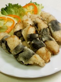 海苔巻き塩味鶏天ぷら-レシピのメイン写真