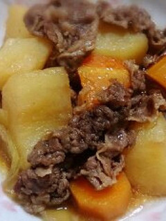 かんたん肉じゃが-レシピのメイン写真