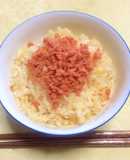 卵かけごはん☆さけフレークのせ