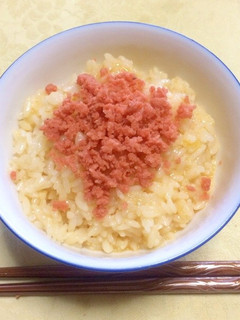 卵かけごはん☆さけフレークのせ-レシピのメイン写真