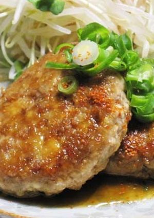 ふっくら柔らか豚とうふバーグ＊照りソース-レシピのメイン写真