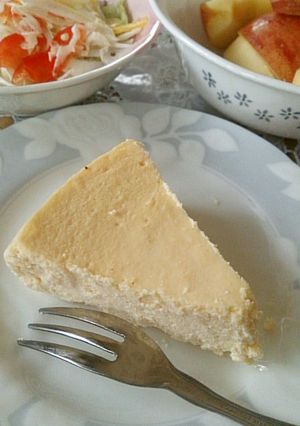 ミキサーで簡単！おからのチーズケーキ-レシピのメイン写真