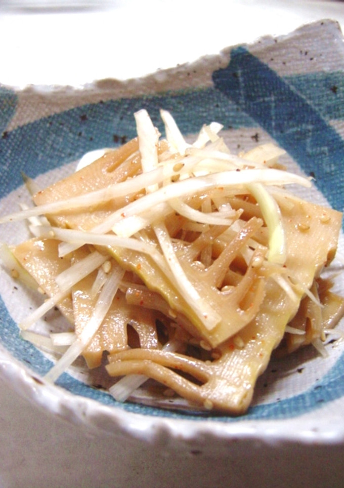 筍とネギの和え物-レシピのメイン写真