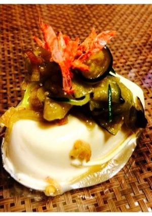 【5分】茄子と茗荷のさっぱり冷奴-レシピのメイン写真