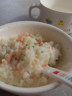 離乳食中期 鮭とブロッコリーのチーズ粥☆-レシピのメイン写真