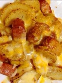 ジャガイモとウィンナーのチーズ焼き-レシピのメイン写真