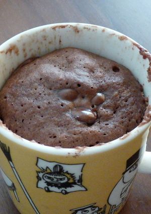レンジでチン!ココア甘酒カップケーキ-レシピのメイン写真