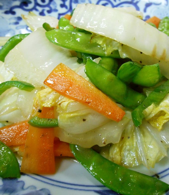 簡単☆創味シャンタンdxで野菜炒め by カルピネット 【クックパッド