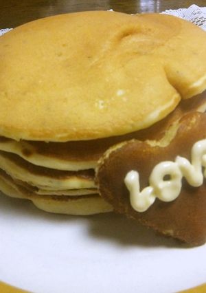 コーンポタージュ味のふわふわパンケーキ-レシピのメイン写真