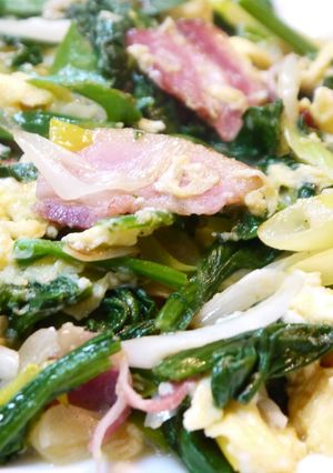 卵とほうれん草の中華炒め-レシピのメイン写真