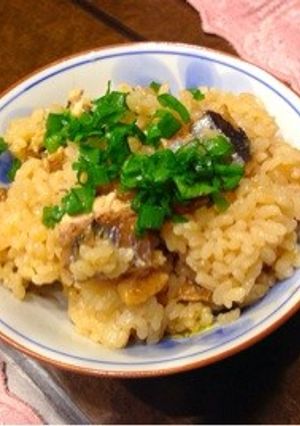 さんまの蒲焼きの炊込みご飯-レシピのメイン写真