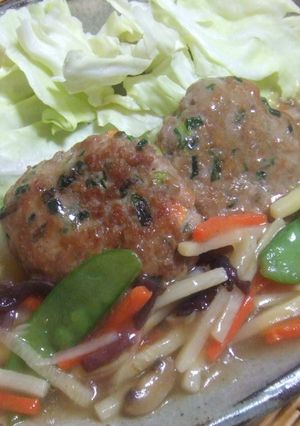 鶏つくねの中華あんかけ-レシピのメイン写真