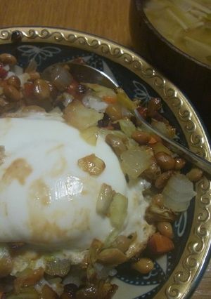 焼き納豆ごはん-レシピのメイン写真