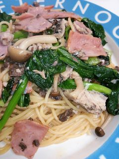 サバ缶とベーコンの和風パスタ-レシピのメイン写真