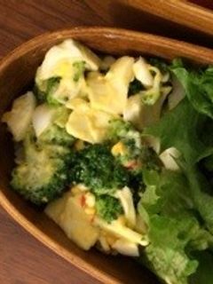パクパク食べよ♡卵とブロッコリーのサラダ-レシピのメイン写真