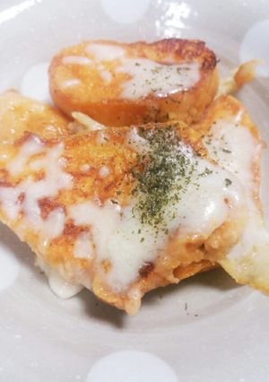 簡単で美味しい♡ピザ風フレンチトースト-レシピのメイン写真