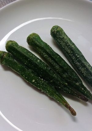 オクラ嫌いも食べちゃう☆オクラ焼き-レシピのメイン写真