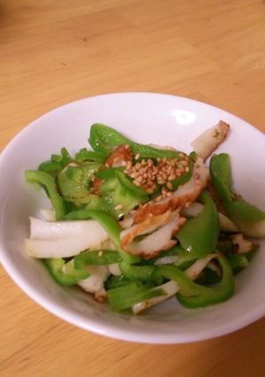 ピーマンで簡単副菜-レシピのメイン写真