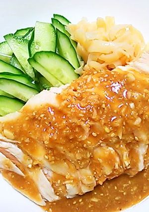 しっとり鶏胸肉の棒棒鶏(バンバンジー)-レシピのメイン写真