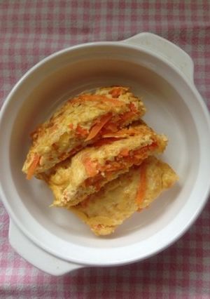 にんじんぎっしり卵焼き-レシピのメイン写真