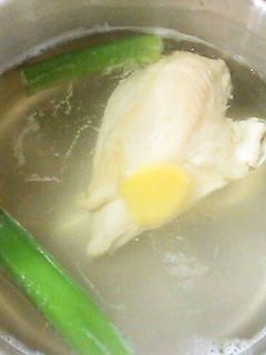 ゆで鶏~鶏胸肉でもパサパサしない方法-レシピのメイン写真