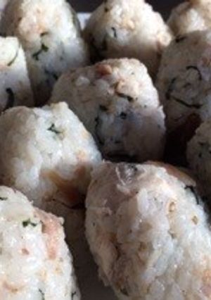 鯵めし おにぎり-レシピのメイン写真