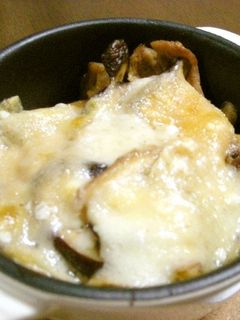 しいたけと豚肉のチーズ焼き-レシピのメイン写真