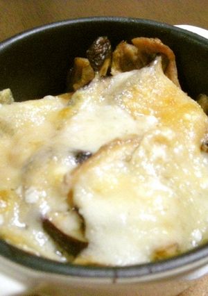 しいたけと豚肉のチーズ焼き-レシピのメイン写真