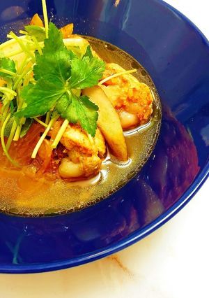手羽元と根菜のボーンブロススープ-レシピのメイン写真