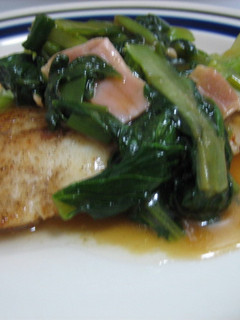 白身魚の青菜オイスターソースかけ-レシピのメイン写真