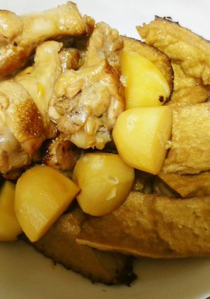 手羽元とじゃが芋の煮物『炊飯器調理』-レシピのメイン写真
