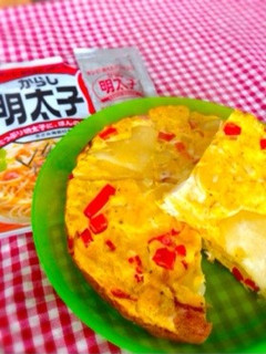 【山/キャンプごはん】簡単オムレツ-レシピのメイン写真
