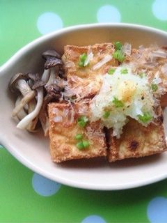 あと一品、厚揚げとしめじのグリル焼き-レシピのメイン写真