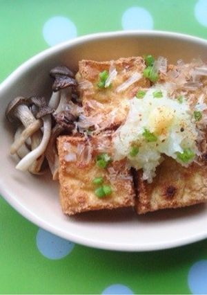 あと一品、厚揚げとしめじのグリル焼き-レシピのメイン写真